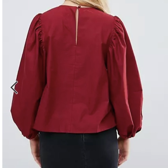 ASOS Pleated Detail Top with Contrast Stitching - Picture 5 of 10